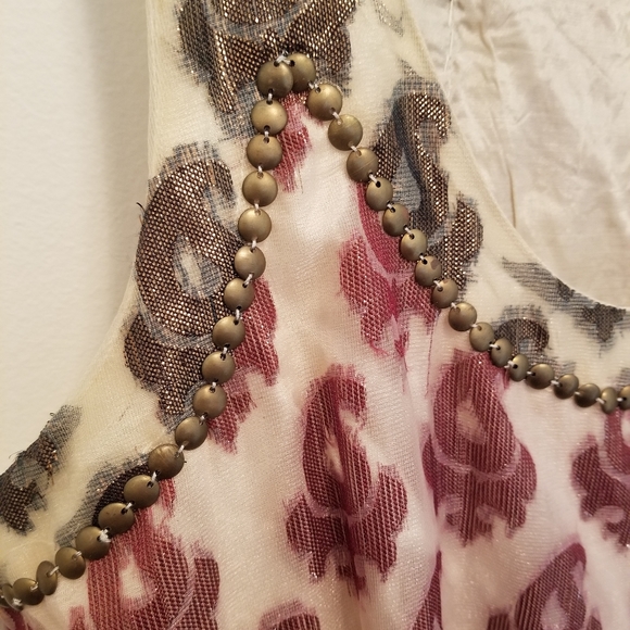 Free People Cocktail Party Dress - Champagne - Picture 5 of 13